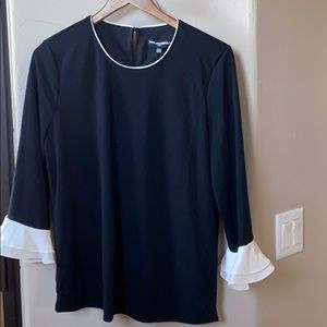 Cute ruffle sleeve Karl Lagerfeld blouse